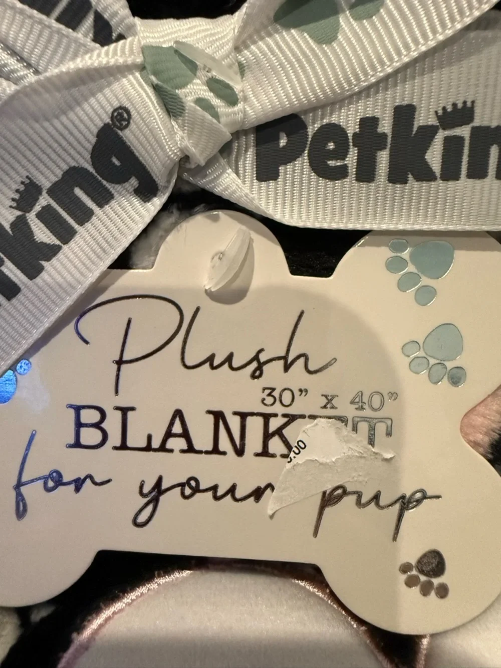 Adorable PetKing Plush “Mama’s Bestie” Pet Blanket- 30x40 inches- NWT